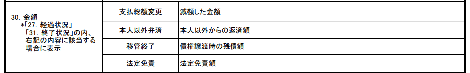 信用情報開示報告書の説明画像