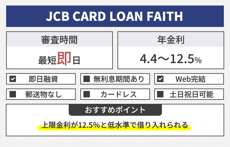 JCB CARD LOAN FAITHのオリジナル画像