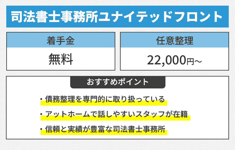 司法書士事務所ユナイテッドフロントのオリジナル商標画像