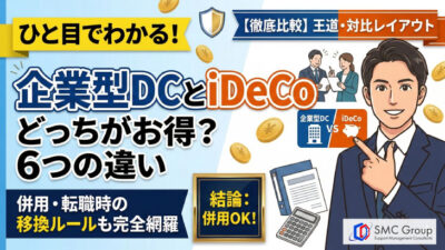 保護中: 企業型確定拠出年金とiDeCoの違いは？併用・移換のルールを解説