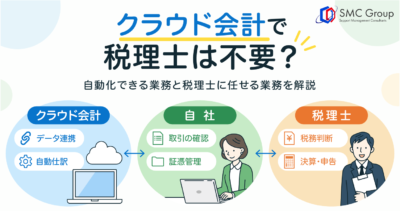 クラウド会計なら税理士はいらない？自計化できる業務・税理士に任せる業務を解説